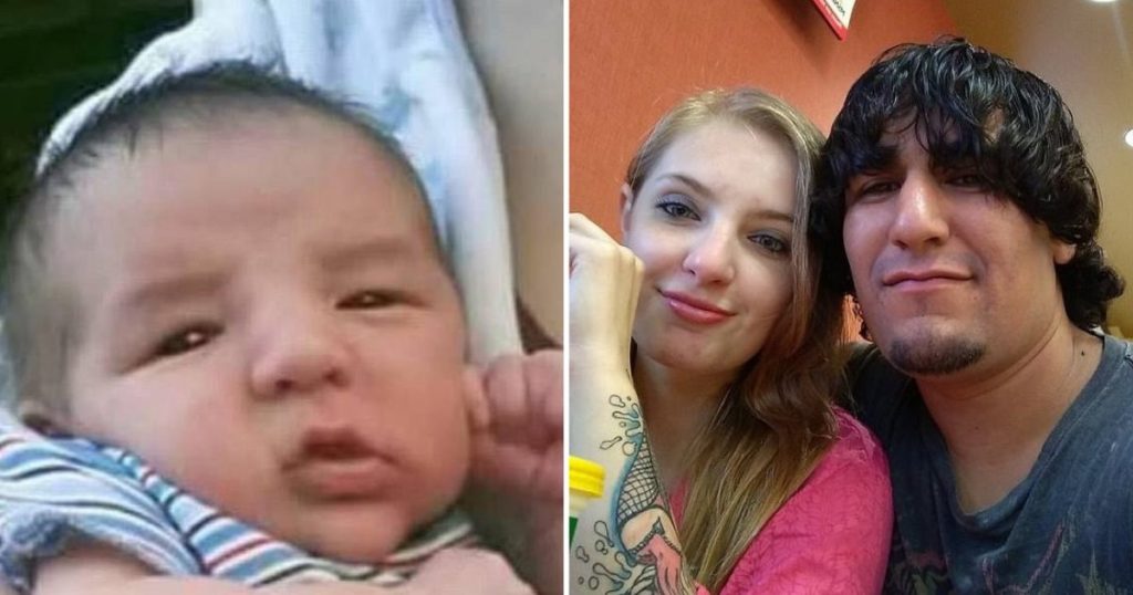 Les parents emprisonné après avoir laissé leur nourrisson pourrir dans sa couche