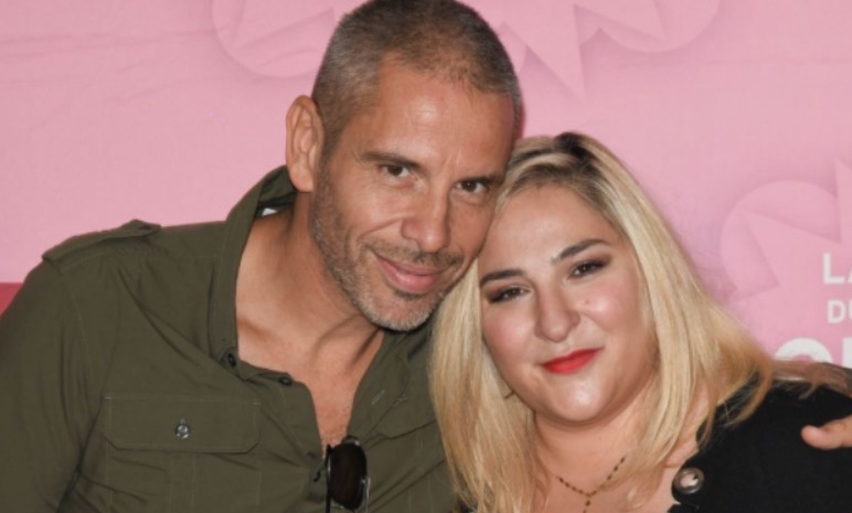 Marilou présente son chéri et son bébé