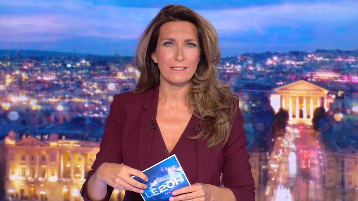 Anne-Claire Coudray sa boulette en direct sur TF1