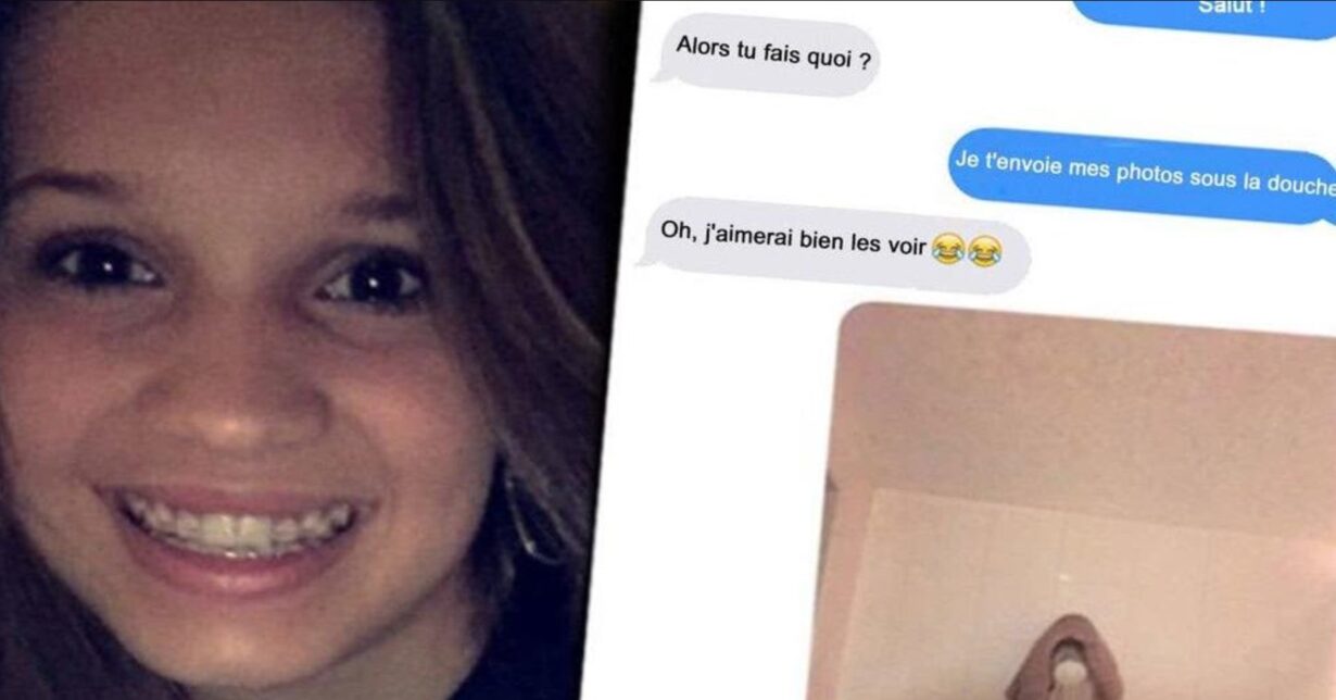 la jeune fille décide de réagir et vite